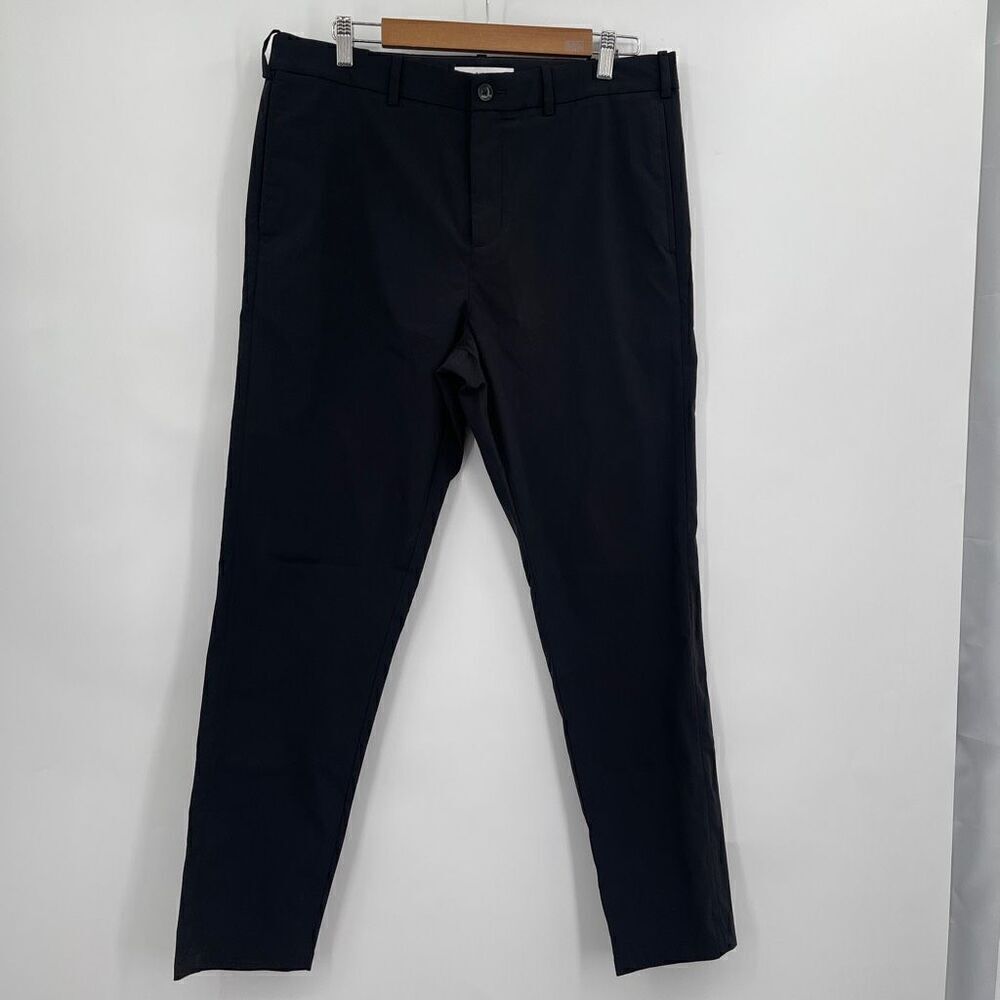Hill City Men's High Rise Classic Fit Career Black Slacks Size 34/30